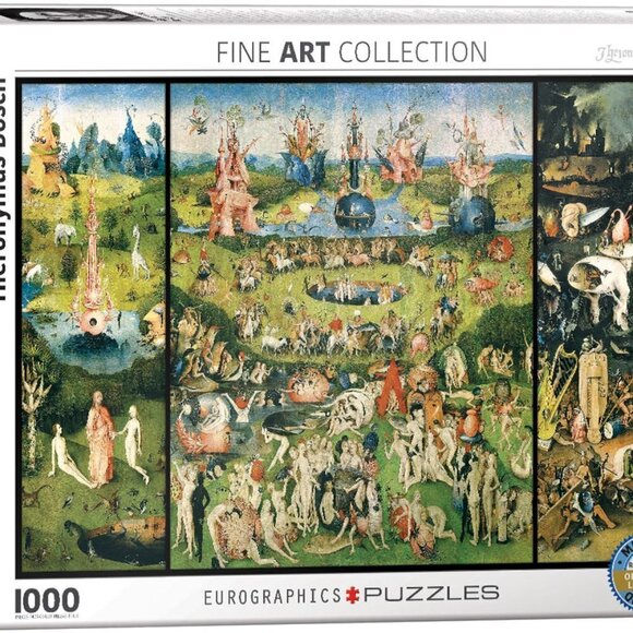 NEW Eurographics Puzzle 1000pcs | The Garden of Earthly Delights - Picture 3 of 5